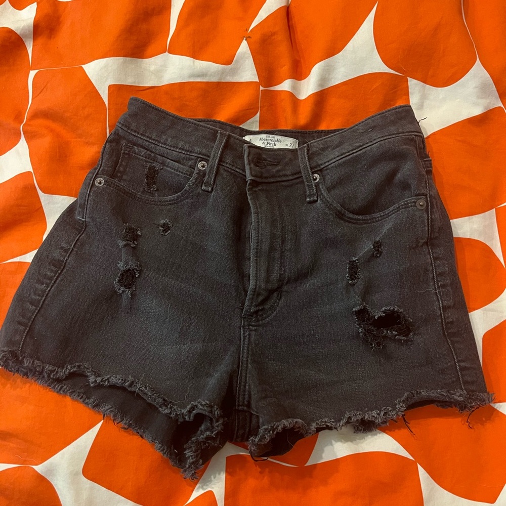 Abercrombie Black Shorts size 4